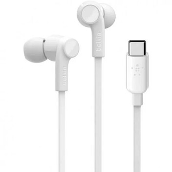 Belkin Rockstar Auriculares USB-C Blancos