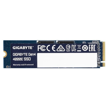 Disco Duro SSD GIGABYTE Gen4 4000E 500GB M.2 PCIe 4.0 3D NAND 3600MB/s Lectura 3000MB/s Escritura