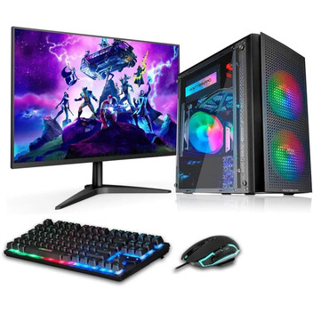 VolttierPC Pc Gaming Completo AMD Ryzen 5 5600G/16GB/1TB M.2 SSD/WiFi/Monitor 24"+Teclado/Ratón VolttierPC Pc Gaming Completo AMD Ryzen 5 5600G/16GB/1TB M.2 SSD/WiFi/Monitor 24"+Teclado/Ratón