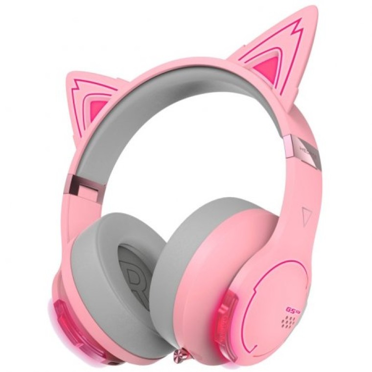 Edifier G5BT CAT Auriculares Gaming Inalámbricos RGB Rosa