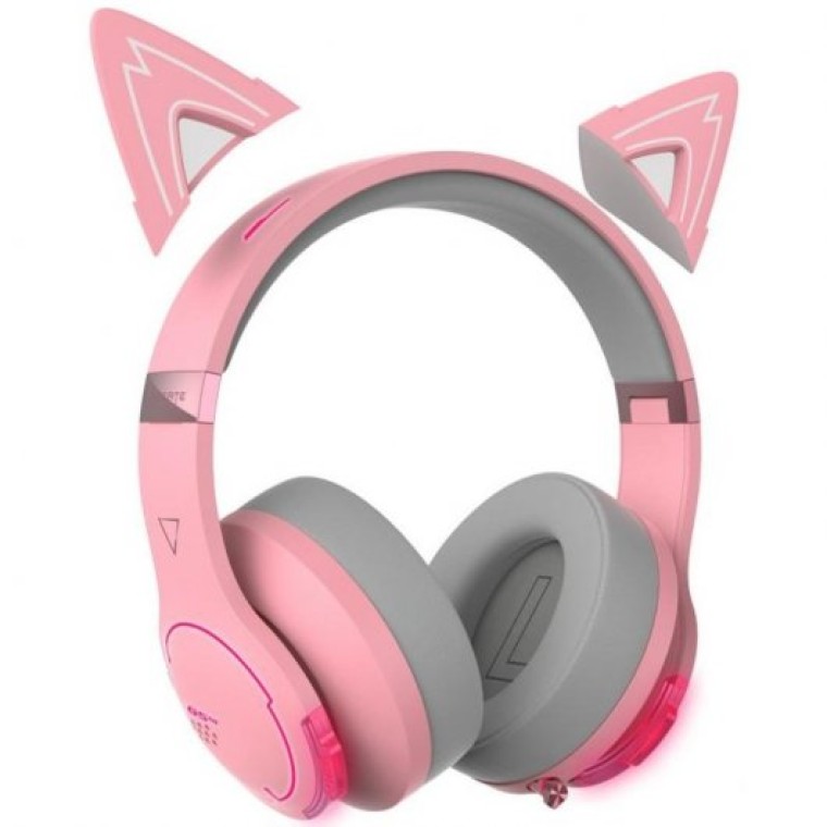 Edifier G5BT CAT Auriculares Gaming Inalámbricos RGB Rosa