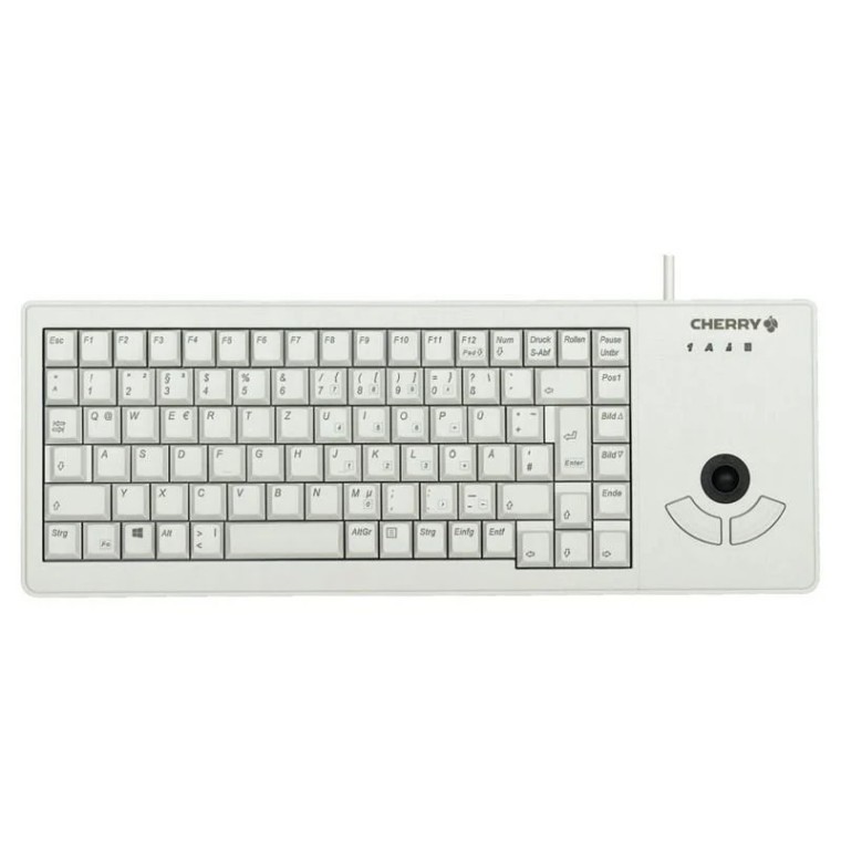 Cherry XS Trackball Keyboard G84-5400 Teclado USB con Trackball Gris