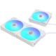 Lian-Li UNI FAN AL V2 120 Triple Pack Ventilador Suplementario Blanco