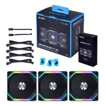 Lian-Li UNI Fan SL V2 Pack 3 Ventiladores Suplementarios 120mm Lian-Li UNI Fan SL V2 Pack 3 Ventiladores Suplementarios 120mm