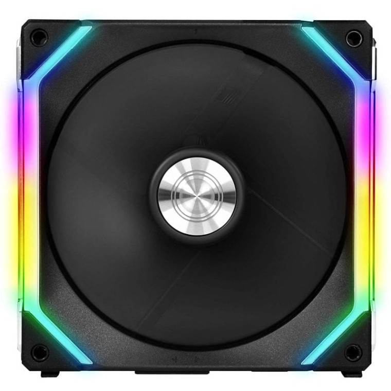 Lian-Li Uni Fan SL140 Dual RGB PWM Ventilador Suplementario 140mm Negro