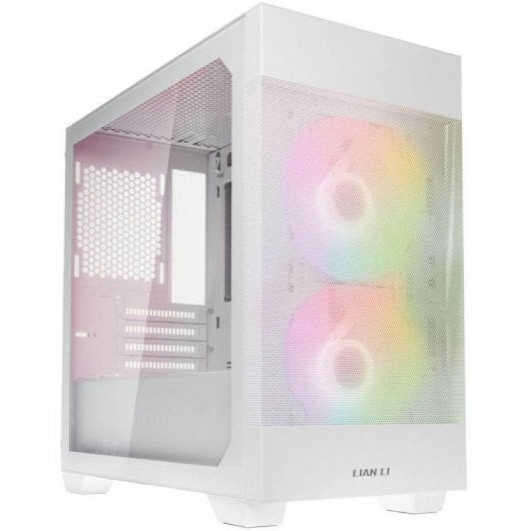 Lian-Li Lancool 205M Mesh RGB Cristal Templado USB 3.0 Blanca