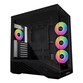 Torre PC Torre Gaming Lian Li Vector V100 ATX Negra Vidrio Templado ARGB Matrix 7 Slots Torre PC Torre Gaming Lian Li Vector V100 ATX Negra Vidrio Templado ARGB Matrix 7 Slots