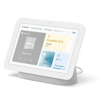 Google Nest Hub 2º Generación Altavoz Inteligente y Asistente con Pantalla Tiza Google Nest Hub 2º Generación Altavoz Inteligente y Asistente con Pantalla Tiza