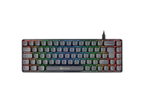 Teclado Mecánico GAMIAC TKL69G SF Kailh Red Hot-Swap RGB 16.8M Colores TKL ES Negro/Gris