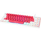 Teclado mecánico GAMIAC TKL69G Kailh Red Hot-Swap RGB 1000Hz Blanco/Rosa TKL Teclado mecánico GAMIAC TKL69G Kailh Red Hot-Swap RGB 1000Hz Blanco/Rosa TKL
