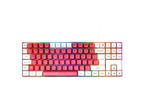 Teclado Mecánico GAMIAC TKL90G Kailh Red Hot-swap RGB 1000Hz TKL Blanco/Rosa