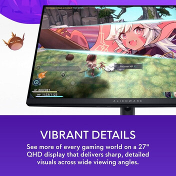 Monitor Dell Alienware AW2724DM 27" LED IPS QHD 180Hz HDR600 Altura Ajustable FreeSync Premium Pro Monitor Dell Alienware AW2724DM 27" LED IPS QHD 180Hz HDR600 Altura Ajustable FreeSync Premium Pro