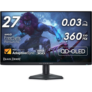 Monitor Dell Alienware AW2725DF 26.7" QD-OLED QHD 360Hz 0.03ms Altura Ajustable FreeSync Premium Pro Monitor Dell Alienware AW2725DF 26.7" QD-OLED QHD 360Hz 0.03ms Altura Ajustable FreeSync Premium Pro