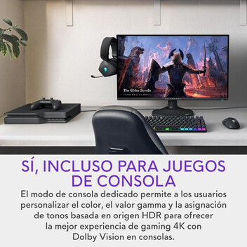 Monitor Dell Alienware AW2725QF 27" LED IPS UltraHD 4K 180Hz Altura Ajustable HDR 600 G-SYNC Compati Monitor Dell Alienware AW2725QF 27" LED IPS UltraHD 4K 180Hz Altura Ajustable HDR 600 G-SYNC Compati