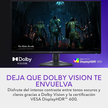 Monitor Dell Alienware AW2725QF 27" LED IPS UltraHD 4K 180Hz Altura Ajustable HDR 600 G-SYNC Compati Monitor Dell Alienware AW2725QF 27" LED IPS UltraHD 4K 180Hz Altura Ajustable HDR 600 G-SYNC Compati