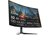 Monitor Dell Alienware AW3225QF 32" QD-OLED UltraHD 4K 240Hz 0.03ms Altura Ajustable G-SYNC Curva