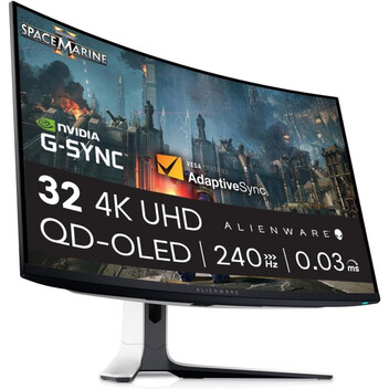 Monitor Dell Alienware AW3225QF 32" QD-OLED UltraHD 4K 240Hz 0.03ms Altura Ajustable G-SYNC Curva Monitor Dell Alienware AW3225QF 32" QD-OLED UltraHD 4K 240Hz 0.03ms Altura Ajustable G-SYNC Curva