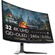 Monitor Dell Alienware AW3225QF 32" QD-OLED UltraHD 4K 240Hz 0.03ms Altura Ajustable G-SYNC Curva