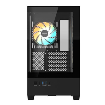 Torre PC Caja PC Gigabyte C201 Panoramic Negra ATX Cristal Templado RGB 3 Ventiladores