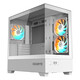 Torre PC Caja PC Gigabyte C201 PANORAMIC ICE Blanca RGB Midi Tower vidrio templado ATX
