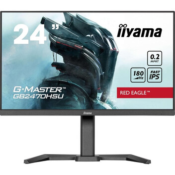 Monitor iiyama G-Master GB2470HSU-B6 23.8" Fast IPS FullHD 180Hz 0.2 ms USB-A Altavoces Altura Ajust