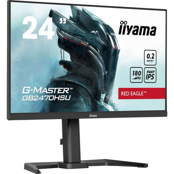 Monitor iiyama G-Master GB2470HSU-B6 23.8" Fast IPS FullHD 180Hz 0.2 ms USB-A Altavoces Altura Ajust