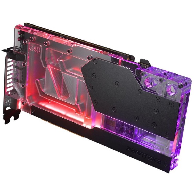 Phanteks Glacier G4080 D-RGB GPU Waterblock para ASUS ROG STRIX/TUF Negro