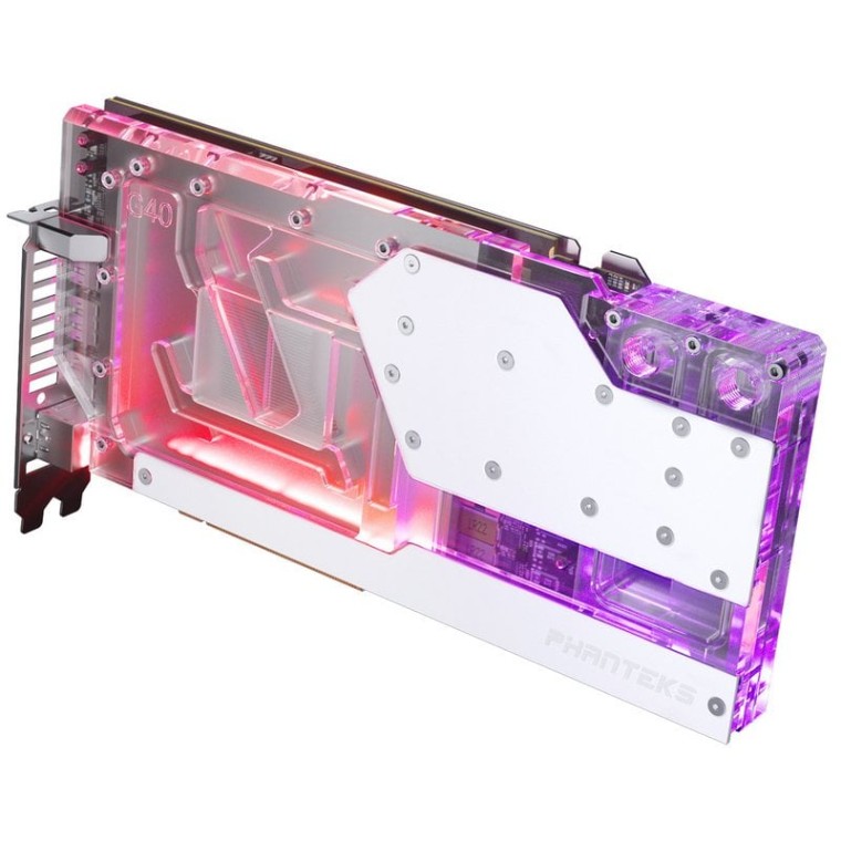 Phanteks Glacier G4080 D-RGB GPU Waterblock para ASUS ROG STRIX/TUF Blanco