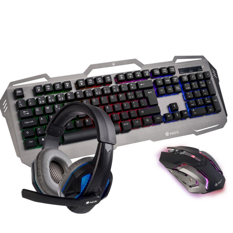 NGS GBX-1500 Kit Gaming Teclado + Ratón + Auriculares