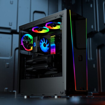 Torre PC Redragon Tailgate RGB Mid Tower Cristal Templado USB 3.2 Negra Torre PC Redragon Tailgate RGB Mid Tower Cristal Templado USB 3.2 Negra