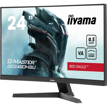 Monitor iiyama G-Master GC2480HSU-B1 24" LED VA FullHD 180Hz Altavoces Adaptive Sync Curva Monitor iiyama G-Master GC2480HSU-B1 24" LED VA FullHD 180Hz Altavoces Adaptive Sync Curva