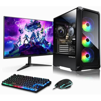 VolttierPC PC Gaming Completo AMD Ryzen 5 5600G/32GB/1TB SSD + Monitor 24" + Teclado/Ratón VolttierPC PC Gaming Completo AMD Ryzen 5 5600G/32GB/1TB SSD + Monitor 24" + Teclado/Ratón