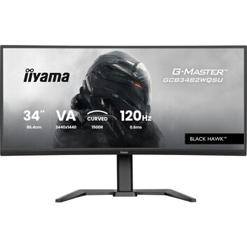 Monitor iiyama G-Master GCB3482WQSU-B1 34" VA CURVO UWQHD 120Hz 0.6ms FreeSync USB-A Altavoces Altur
