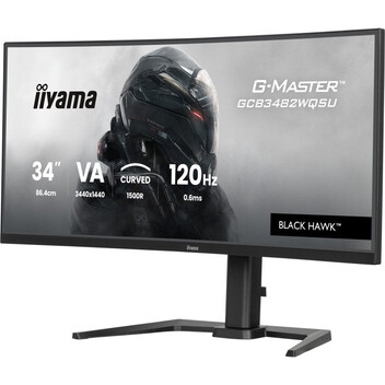 Monitor iiyama G-Master GCB3482WQSU-B1 34" VA CURVO UWQHD 120Hz 0.6ms FreeSync USB-A Altavoces Altur