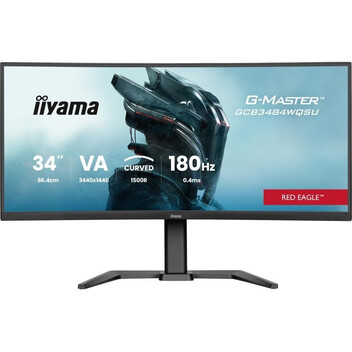 Monitor iiyama G-Master GCB3484WQSU-B1 34" VA CURVO UWQHD 180Hz 0.4ms FreeSync USB-A Altavoces Altur Monitor iiyama G-Master GCB3484WQSU-B1 34" VA CURVO UWQHD 180Hz 0.4ms FreeSync USB-A Altavoces Altur