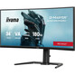 Monitor iiyama G-Master GCB3484WQSU-B1 34" VA CURVO UWQHD 180Hz 0.4ms FreeSync USB-A Altavoces Altur Monitor iiyama G-Master GCB3484WQSU-B1 34" VA CURVO UWQHD 180Hz 0.4ms FreeSync USB-A Altavoces Altur