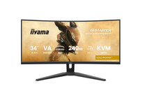 Monitor iiyama G-MASTER GCB3486WQSCP-B1 34" UltraWide QHD 240Hz HDR400 FreeSync Premium Curvo USB-C