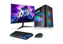 VolttierPC PC Gaming Completo AMD Ryzen 3 3200G/16GB/500GB SSD + Monitor 24" + Teclado/Ratón