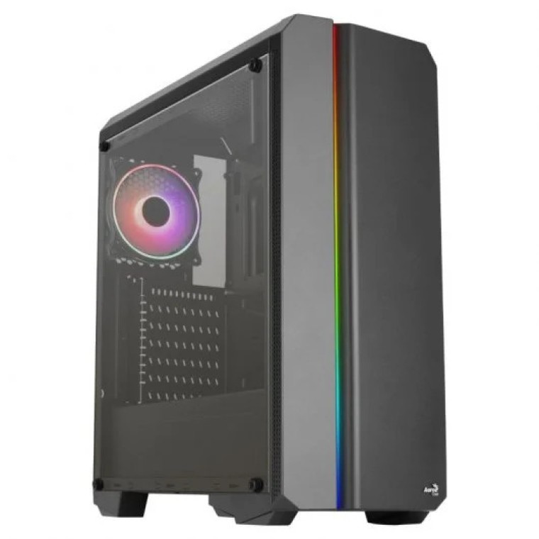 Aerocool Genesis ARGB Cristal Acrílico USB 3.0 Negro