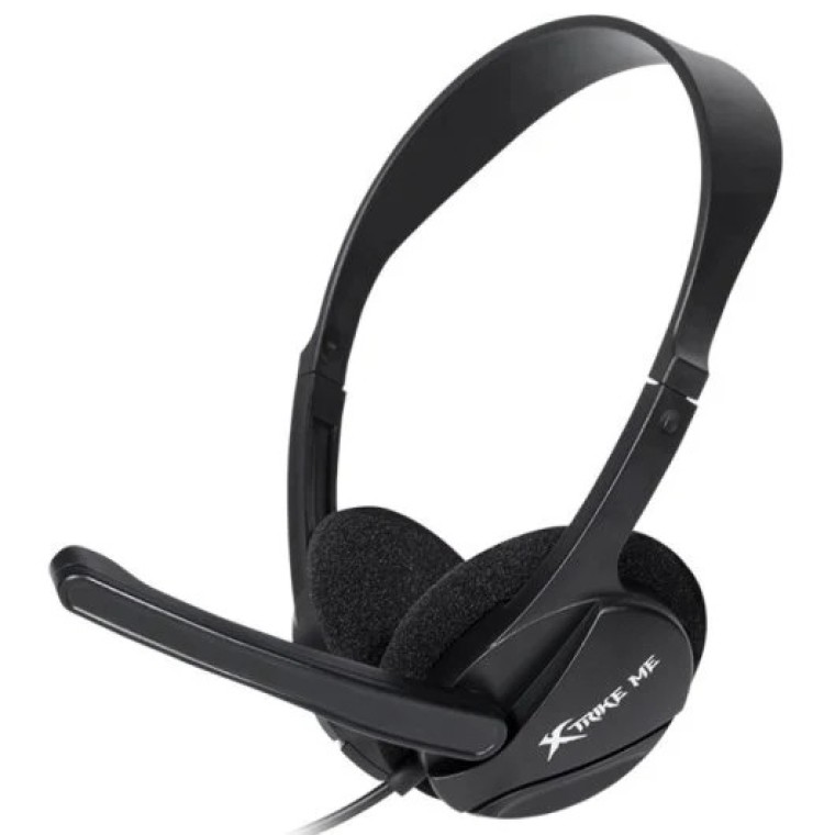 Xtrike Me GH-108 Auriculares de Oficina con Micrófono Negros