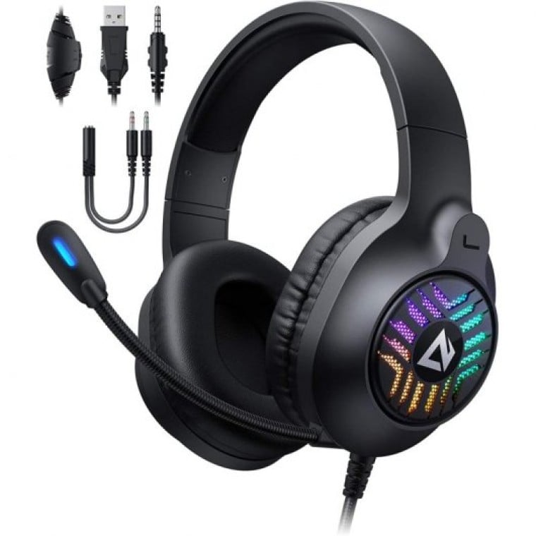 Aukey GH-X1 Auriculares Gaming RGB Negro