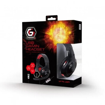 Gembird GHS-U-5.1-01 Auriculares Gaming 5.1 Negro/Rojo Gembird GHS-U-5.1-01 Auriculares Gaming 5.1 Negro/Rojo