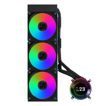 Refrigeración Líquida Lian Li HydroShift II 360R 360 mm 3 Ventiladores LCD RGB Black