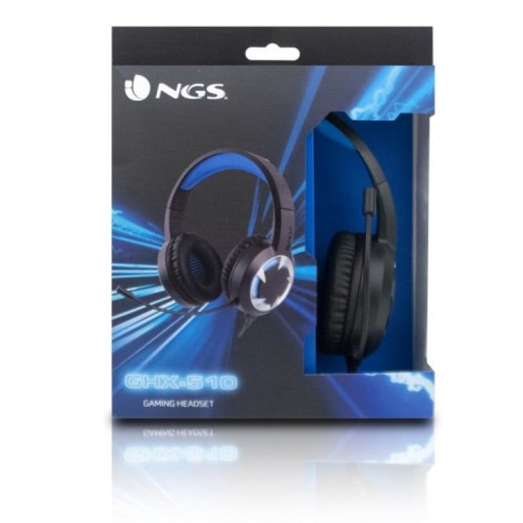 NGS GHX-510 Auriculares Gaming Negro/Azul