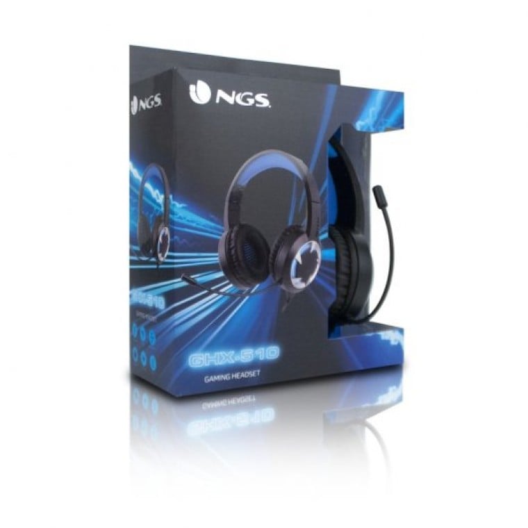 NGS GHX-510 Auriculares Gaming Negro/Azul