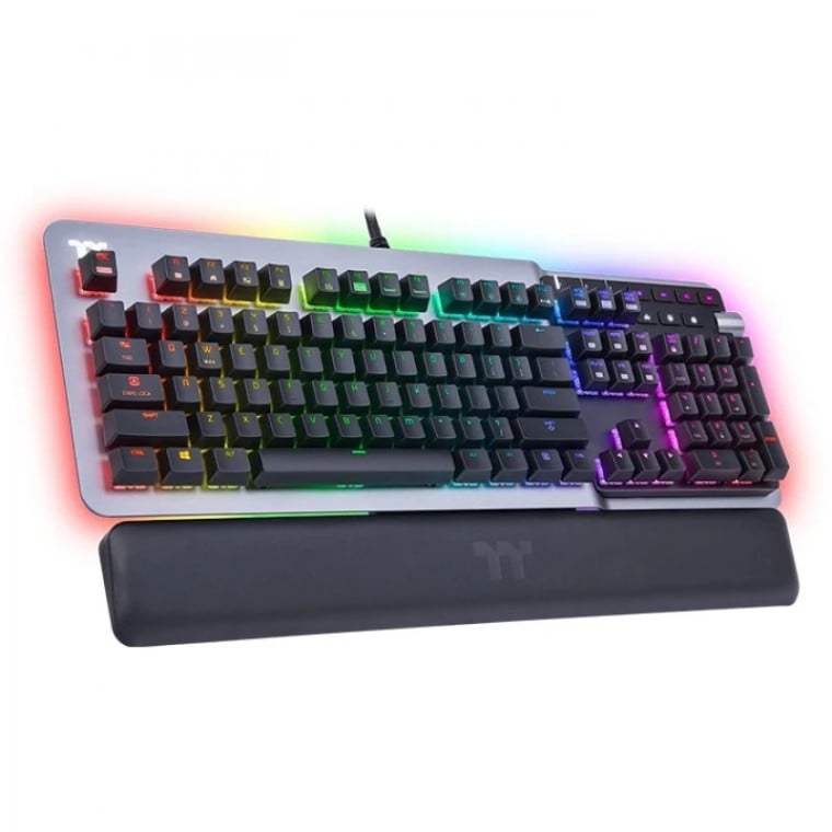 Thermaltake Argent K5 RGB Teclado Gaming Cherry MX Speed Silver