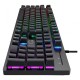 Hiditec GK400 Teclado Mecánico Negro ARGB Switch Rojo