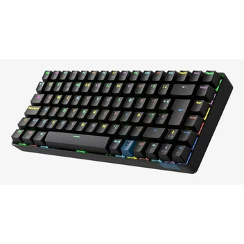 Teclado mecánico Hiditec GM1K Wireless 75% Gateron Pro Red RGB Hot-Swap Español