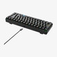 Teclado mecánico Hiditec GM1K Wireless 75% Gateron Pro Red RGB Hot-Swap Español
