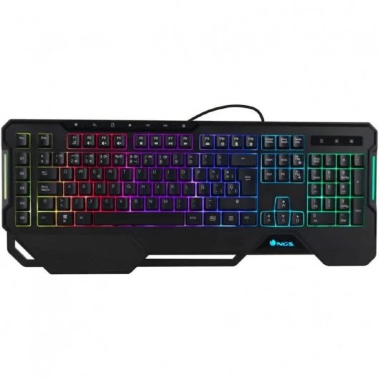 NGS GKX-450 Teclado Gaming de Membrana con Luces RGB